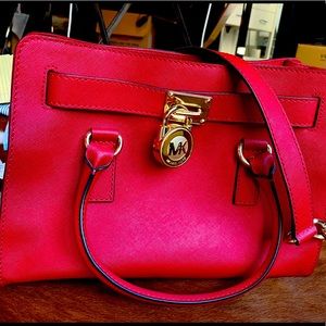 Michael Kors Red Medium Tote
